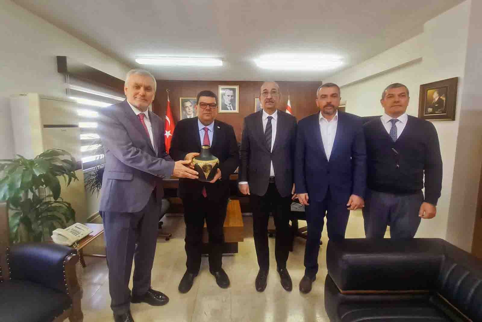 KKTC Maliye Bakanı Dr. Özdemir Berova’ya Ziyaret