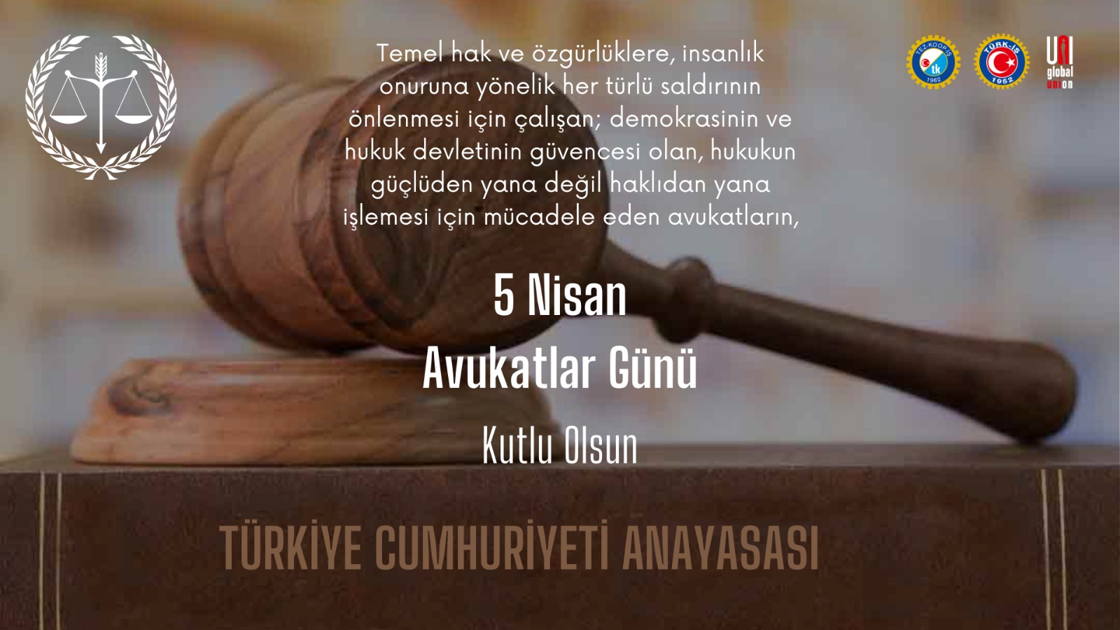 5 Nisan Avukatlar Günü: Özgür Savunma, Adil Yargılanma Hakkının Teminatıdır