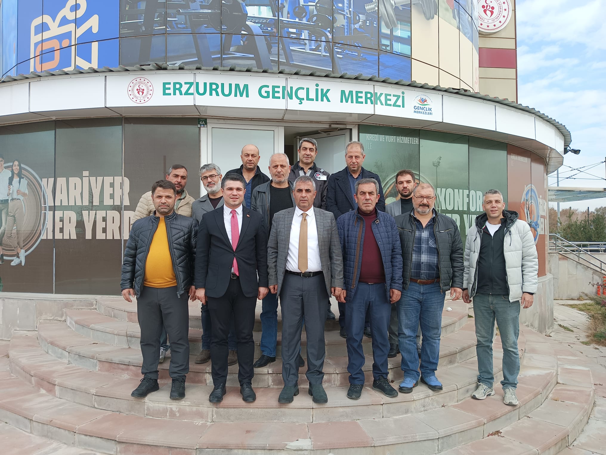 Erzurum Şubemize Bağlı Gençlik ve Spor İl ve İlçe Müdürlüklerine Ziyaret