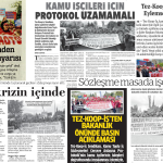 Kamu İşçilerinin Sesi Olduk! Basın Açıklamamız Geniş Yankı Buldu