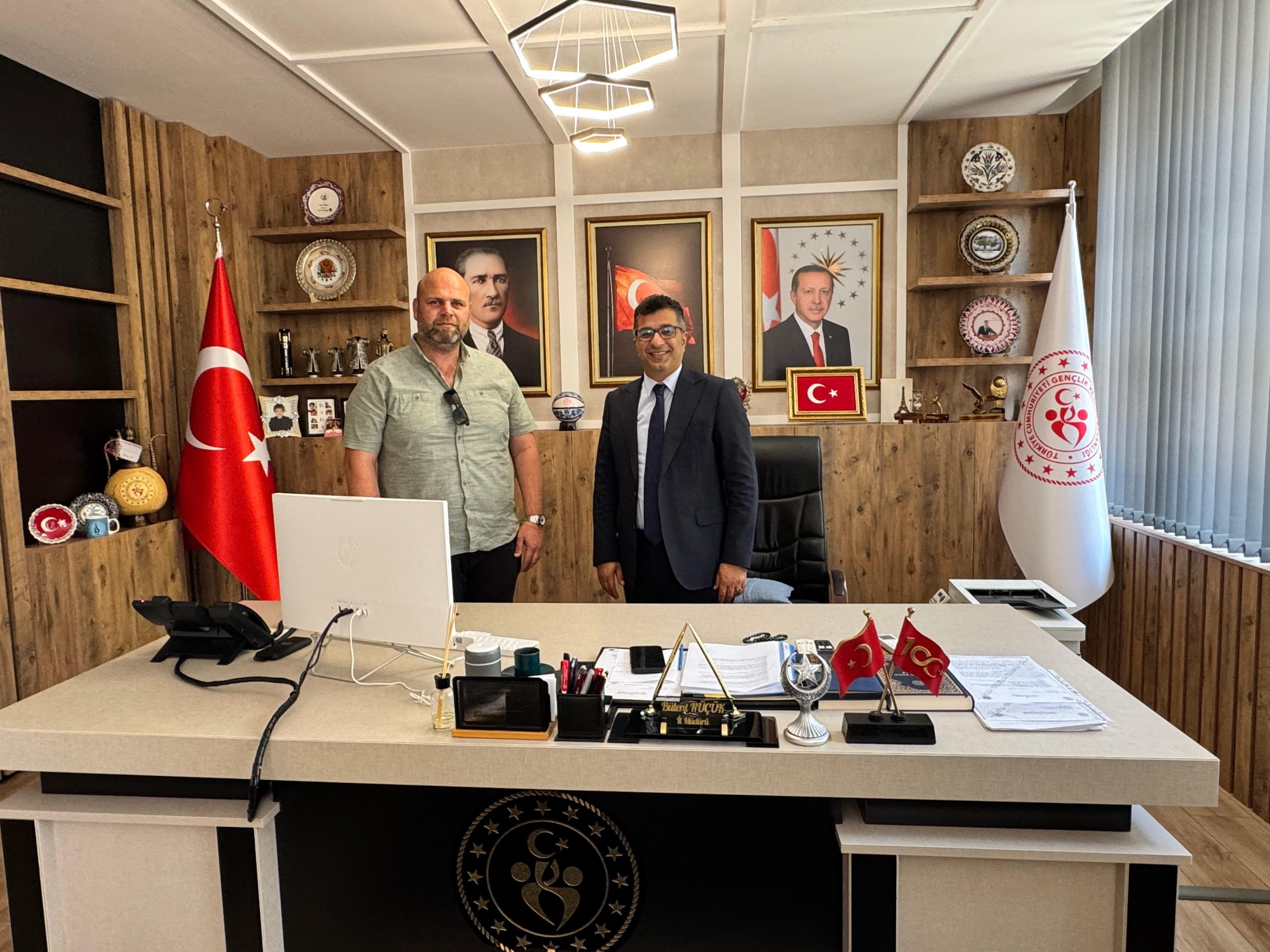 Kütahya Gençlik ve Spor İl Müdürü Bülent Küçük’ü Ziyaret