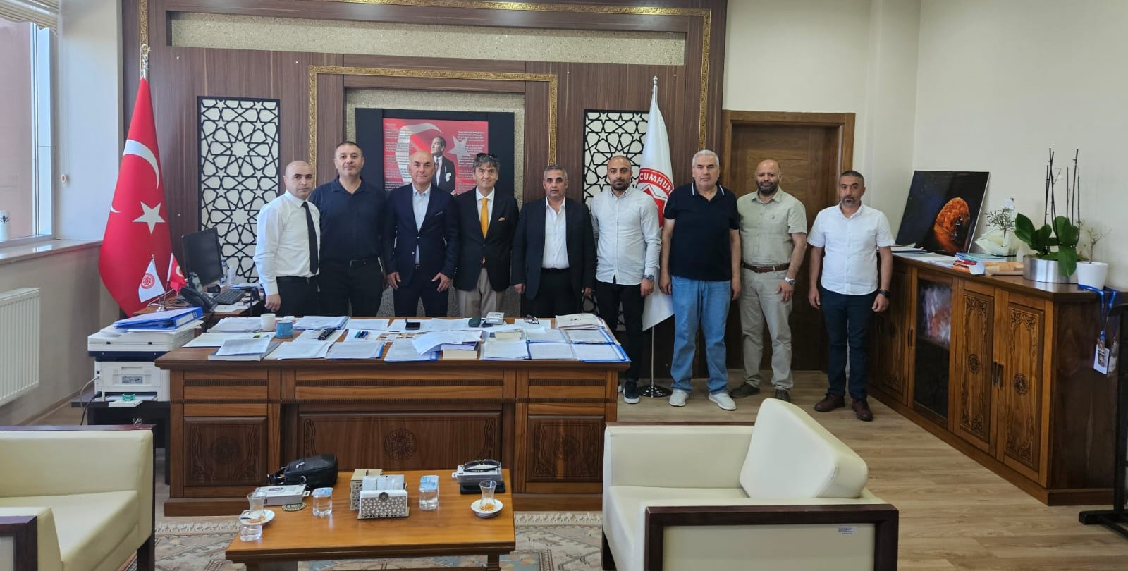 Sivas Cumhuriyet Üniversitesi Rektör Yardımcısı Prof. Dr. Süleyman Değirmen’e Ziyaret