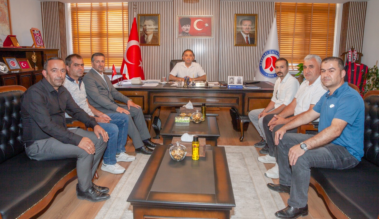 Hakkari Üniversitesi Rektörü Prof. Dr. Musa Gençcelep’e Ziyaret