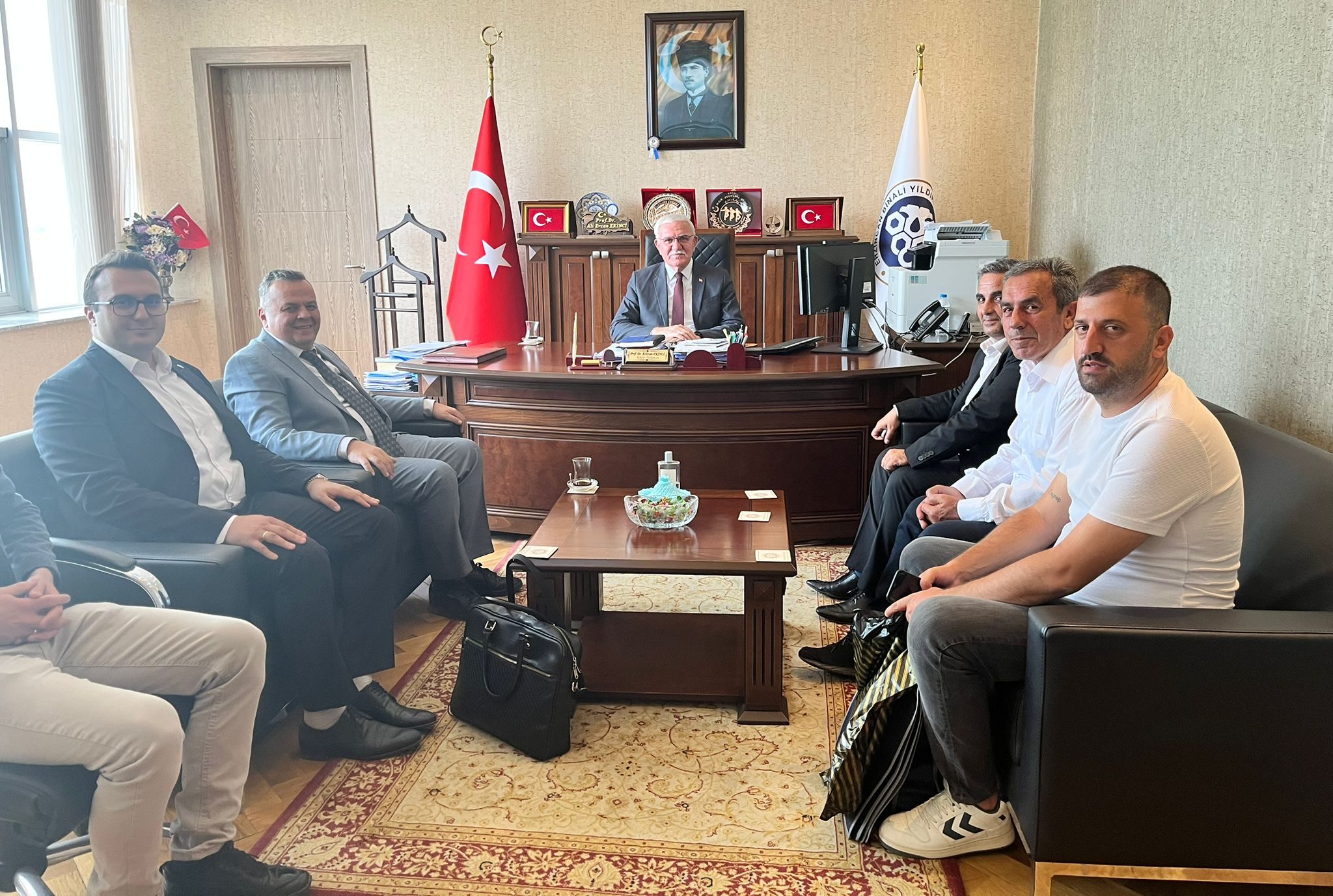 Erzincan Binali Yıldırım Üniversitesi Yönetimine Ziyaret