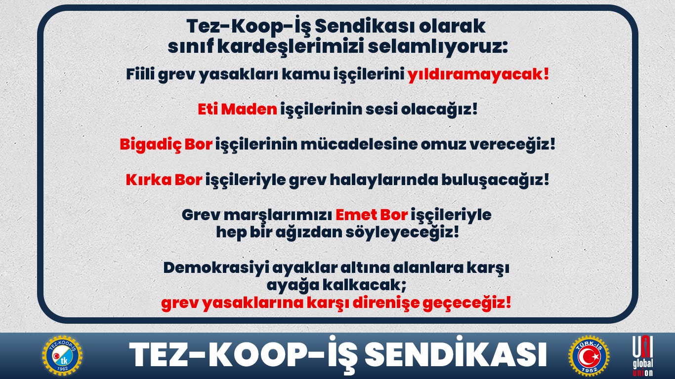 Grev Hakkımız Gasp Edilemez! Görüşmede Ciddiyetsizliğe, Kararda Keyfiyete Son!