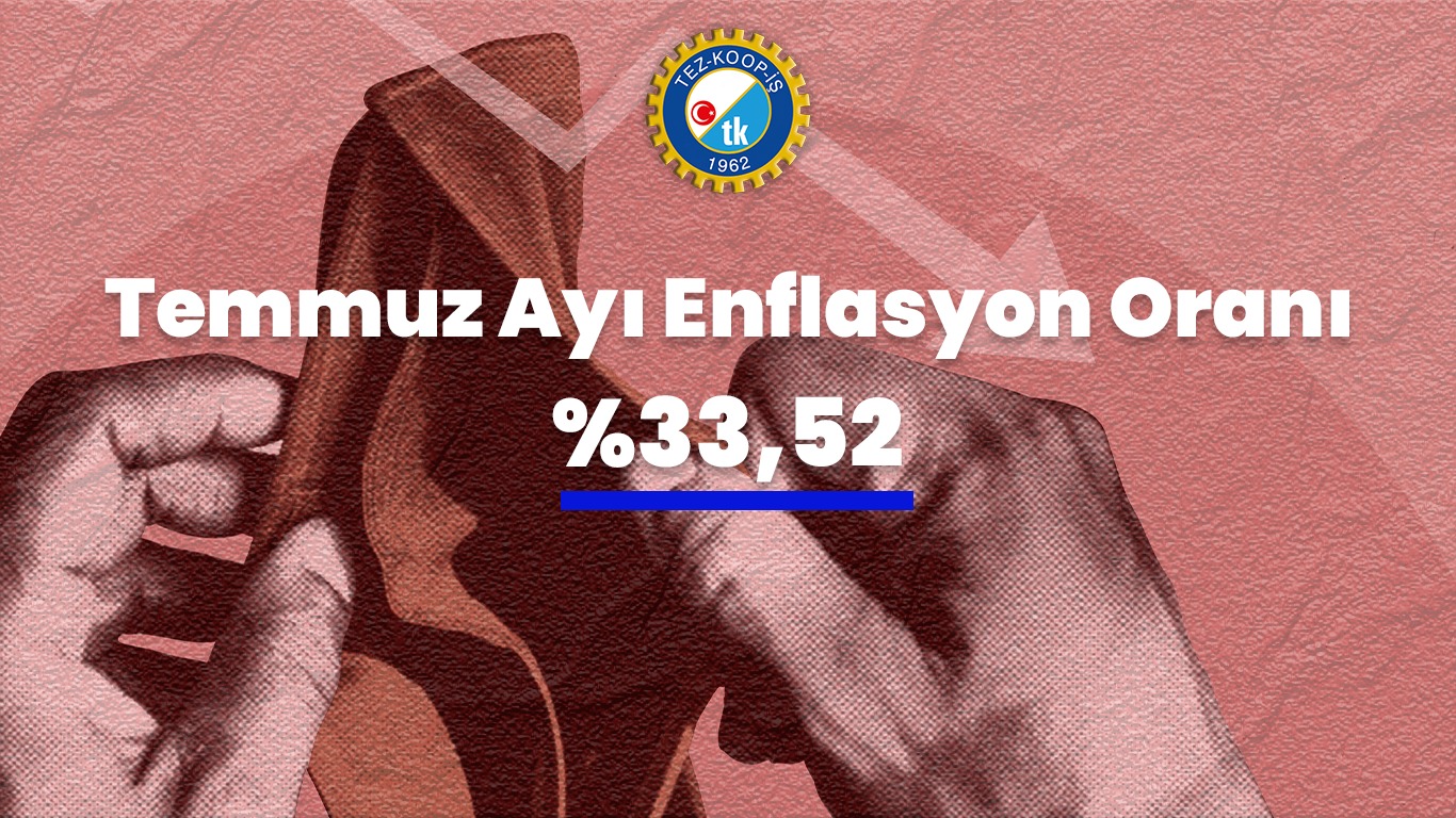 Temmuz Ayı Tüketici Fiyat Artışına Bağlı Ücretler Konusunda Tez-Koop-İş Sendikası Toplu İş Sözleşmesi Bürosu’ndan Duyuru