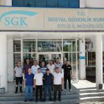 Sosyal Güvenlik Kurumu Bitlis İl Müdür Yardımcısı Halit Aydın’ı Ziyaret