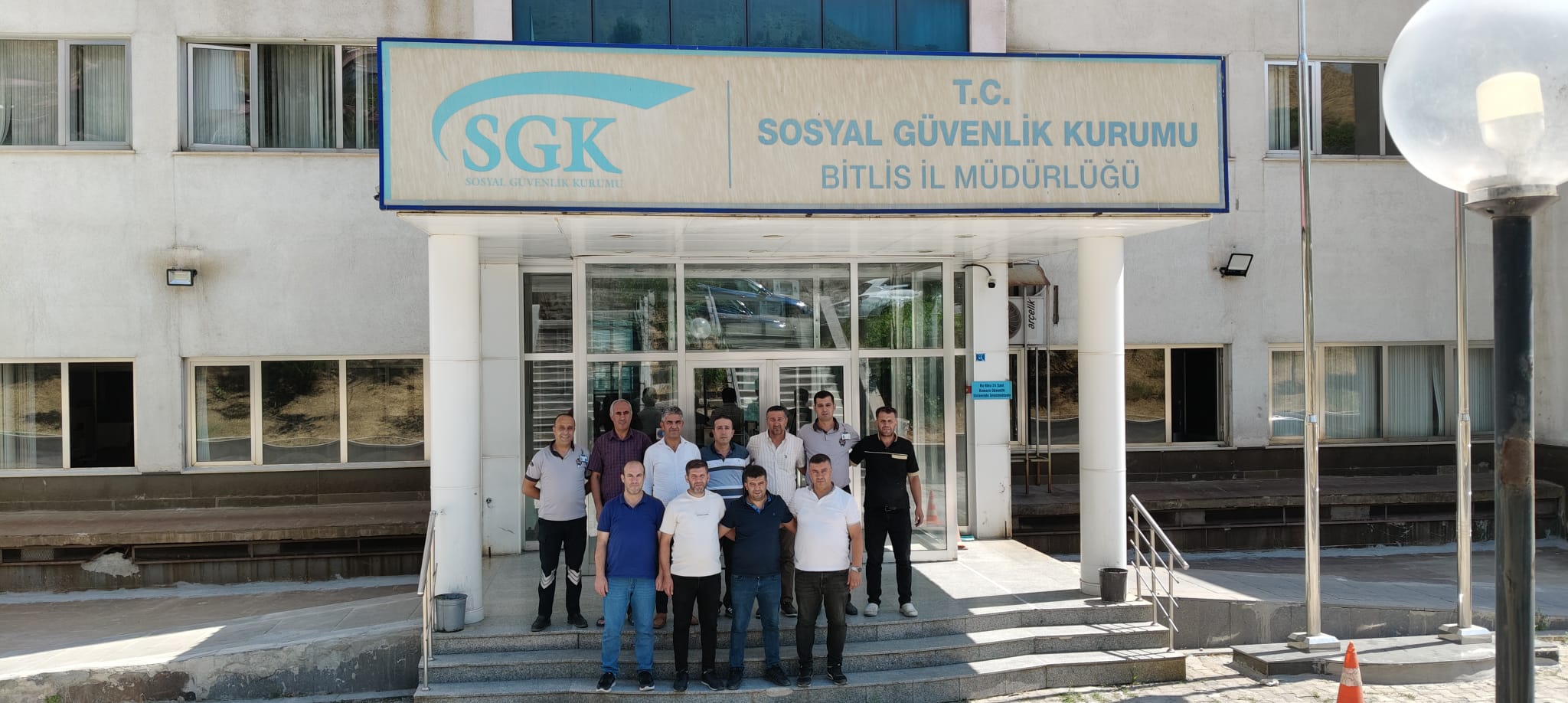 Sosyal Güvenlik Kurumu Bitlis İl Müdür Yardımcısı Halit Aydın’ı Ziyaret