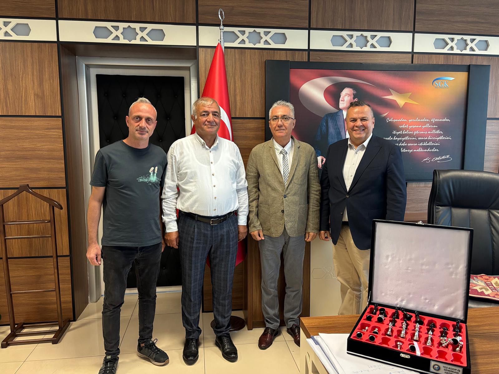 Aydın Sosyal Güvenlik İl Müdürü Tayfun Akbulut’a Ziyaret