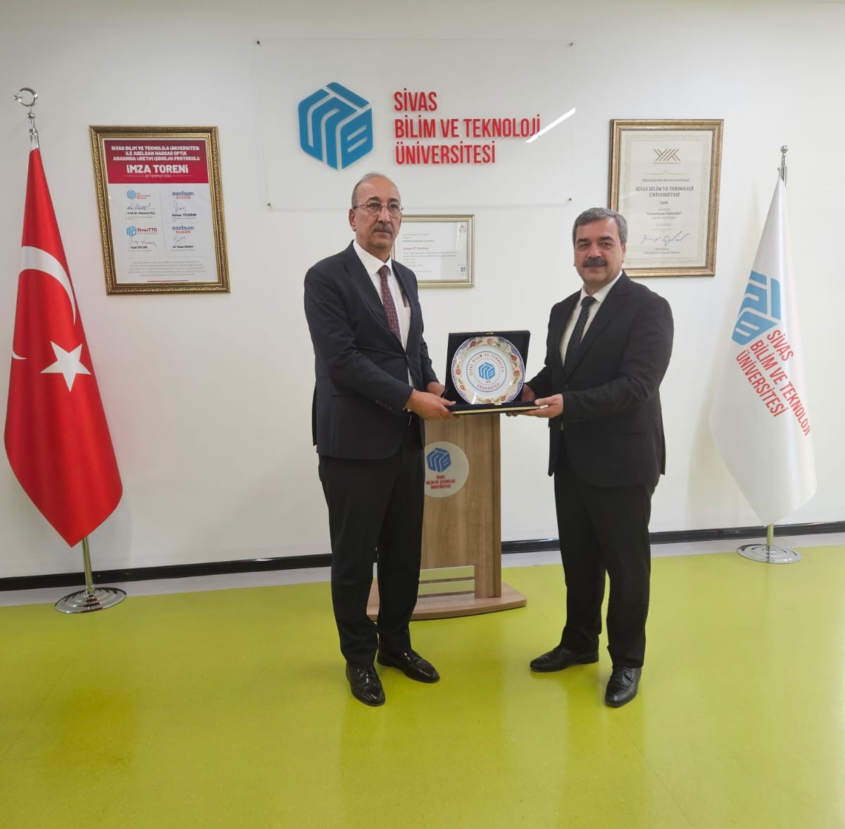 Sivas Bilim ve Teknoloji Üniversitesi Rektörü Prof. Dr. Mehmet Kul’a Ziyaret