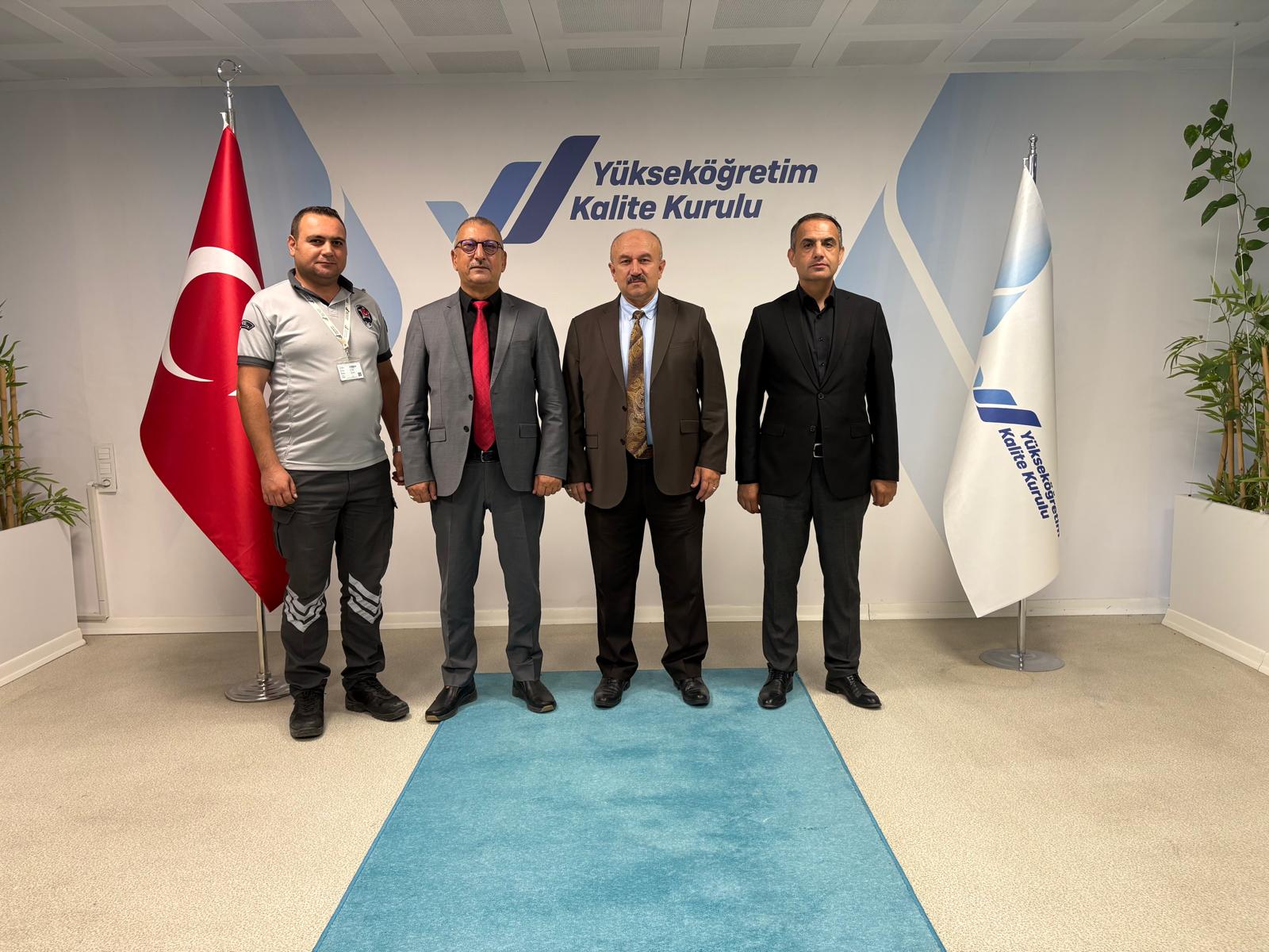 Yükseköğretim Kalite Kurumu (YÖK AK) Genel Sekreteri Mehmet Yılmaz’a Ziyaret