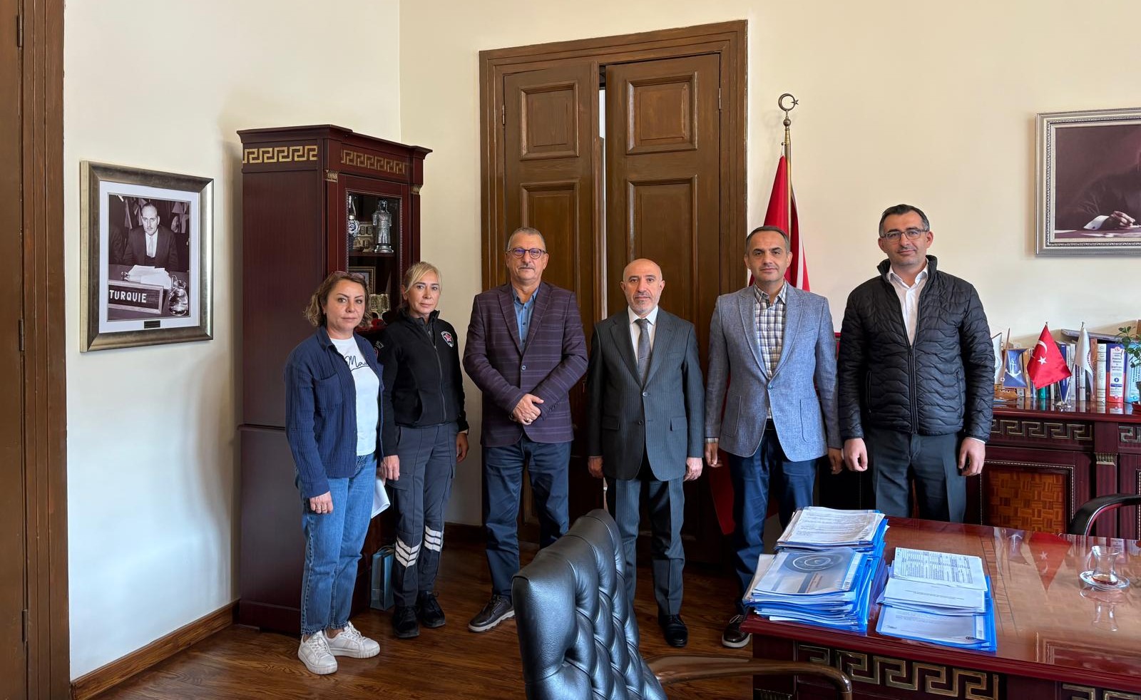 Ankara Sosyal Bilimler Üniversitesi Genel Sekreteri Saim Durmuş’u Ziyaret
