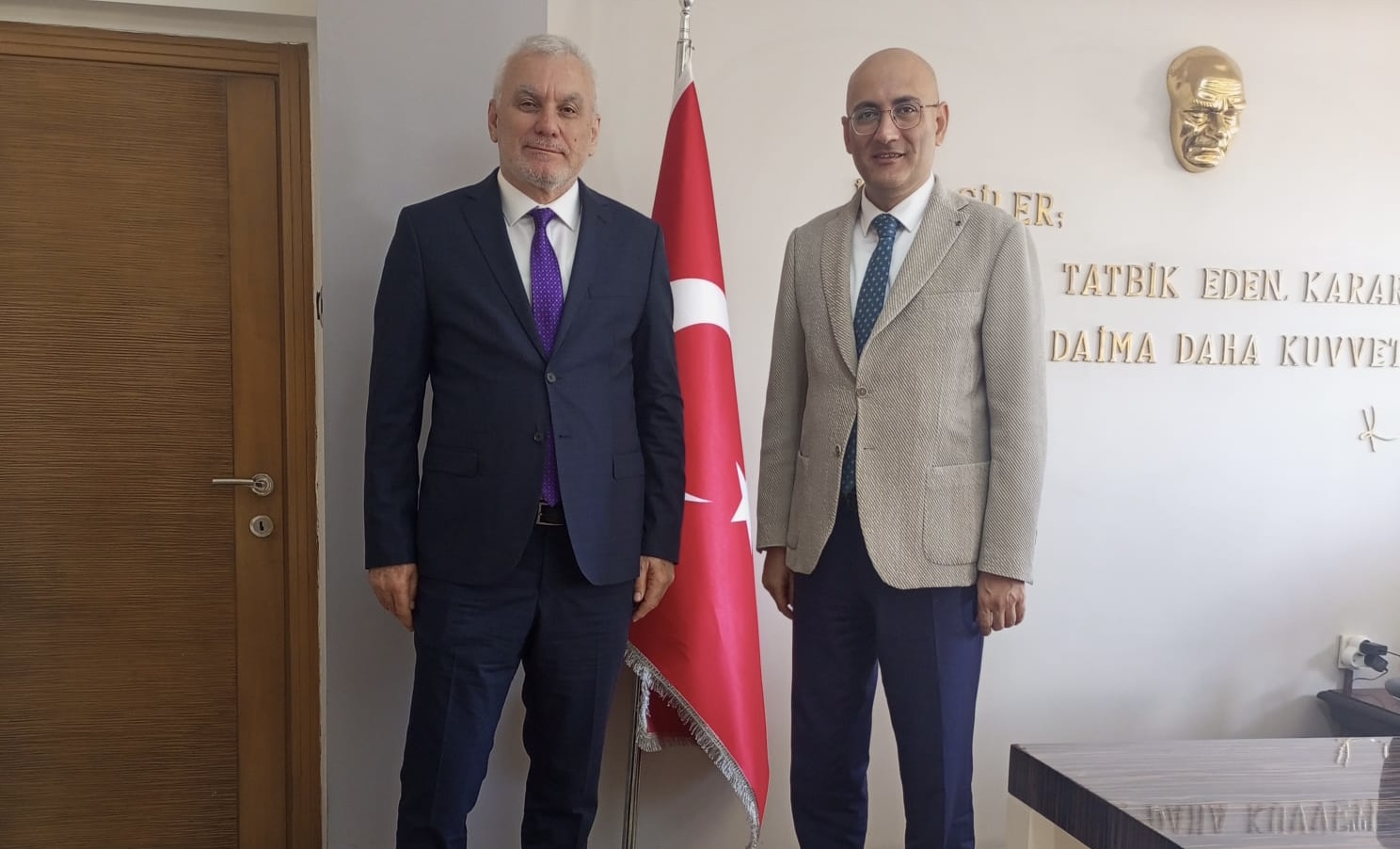 Genel Başkanımız Foça Kaymakamı İhsan Emre Aydın’ı Ziyaret Etti