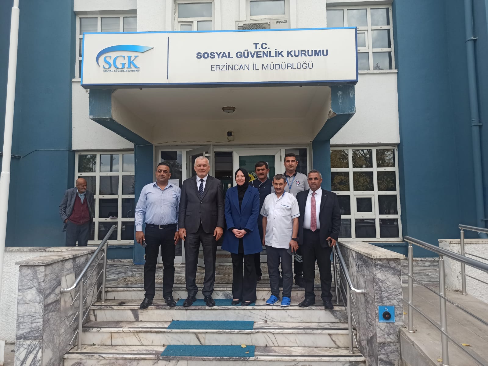 Genel Başkanımız, Erzincan Sosyal Güvenlik Kurumu İl Müdürlüğünde Çalışan Üyelerimizi Ziyaret Etti