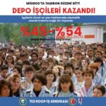 MİGROS’TA TAŞERON DÜZENİ BİTTİ DEPO İŞÇİLERİ KAZANDI!