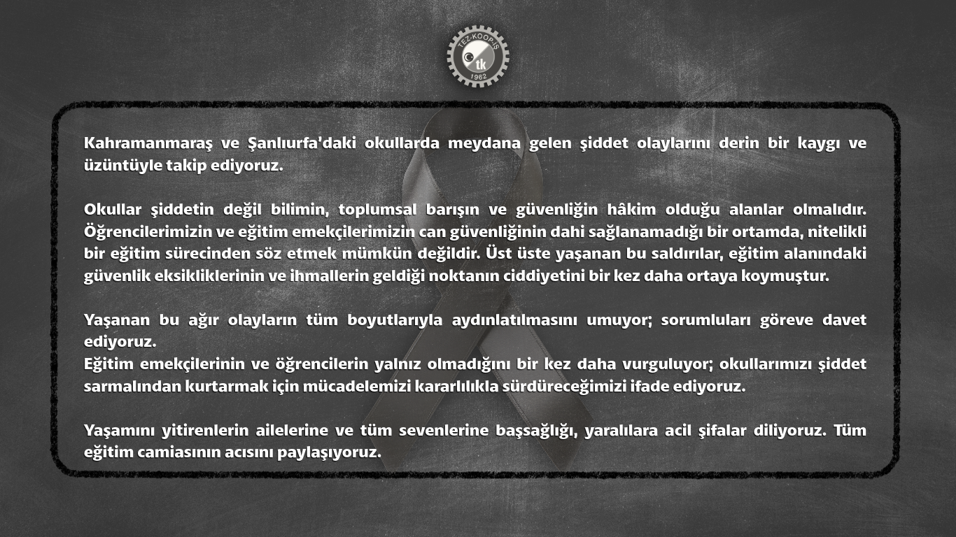 Başımız Sağ Olsun: Eğitimde Şiddete Son!