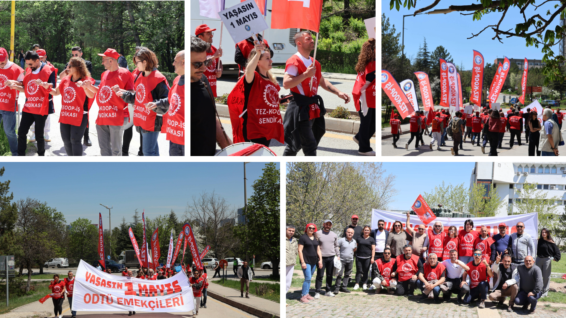 ODTÜ’de Geleneksel 1 Mayıs Kutlamaları: “Birleşe Birleşe Kazanacağız!”
