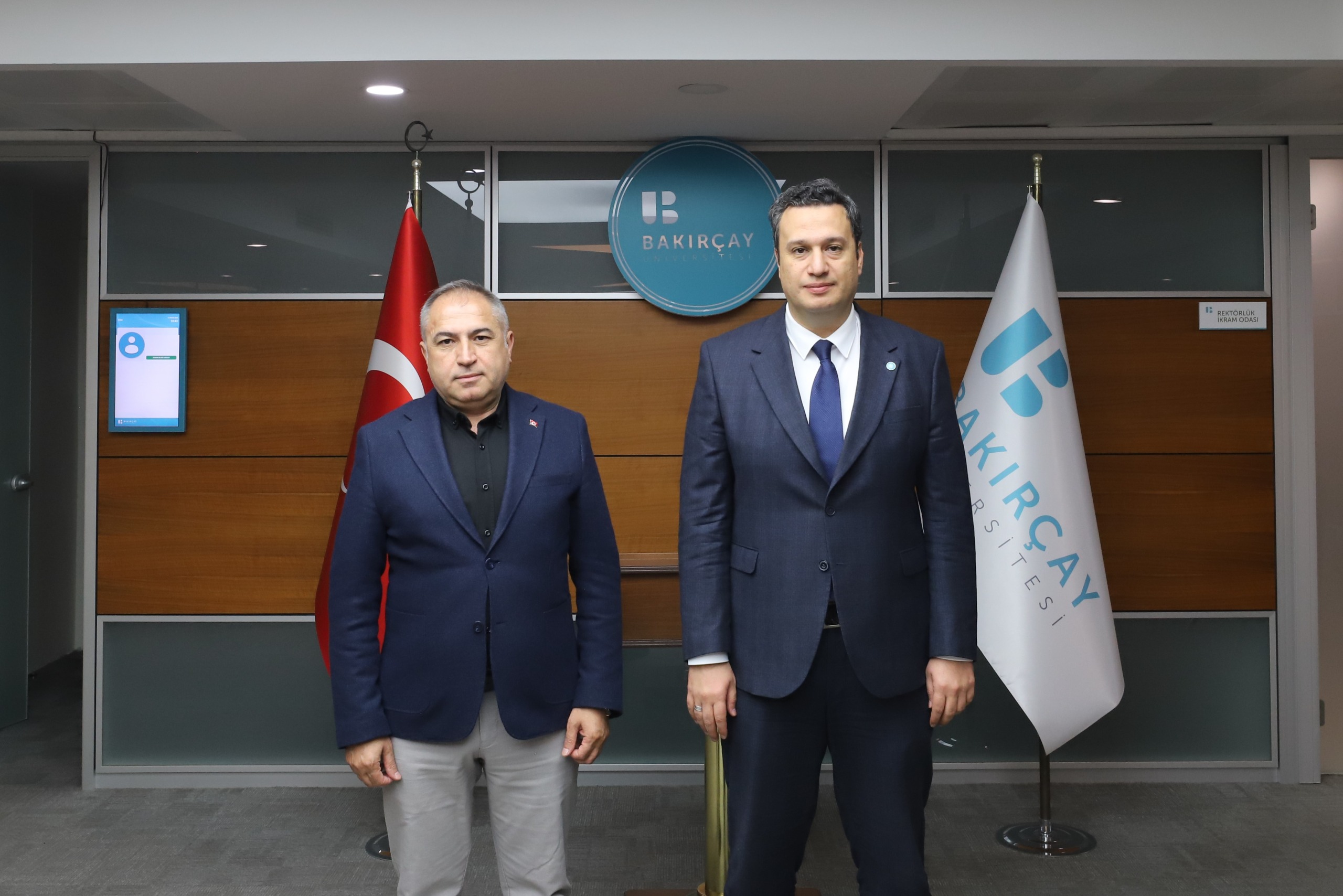 İzmir Bakırçay Üniversitesi Genel Sekreter Vekili Dr. Öğretim Üyesi Ali Köstepen’i Ziyaret