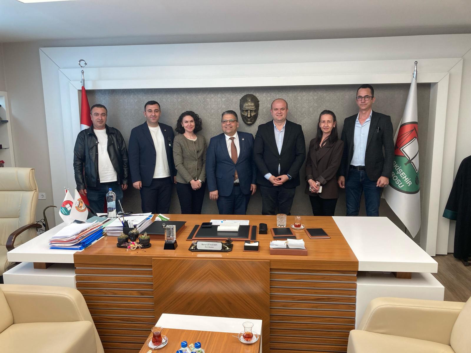 Eskişehir Barosu Başkanı Av. Barış Günaydın’ı Ziyaret