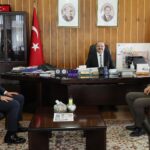 Genel Sekreterimiz Atatürk Üniversitesi Rektörü Prof. Dr. Ahmet Hacımüftüoğlu’nu Ziyaret Etti