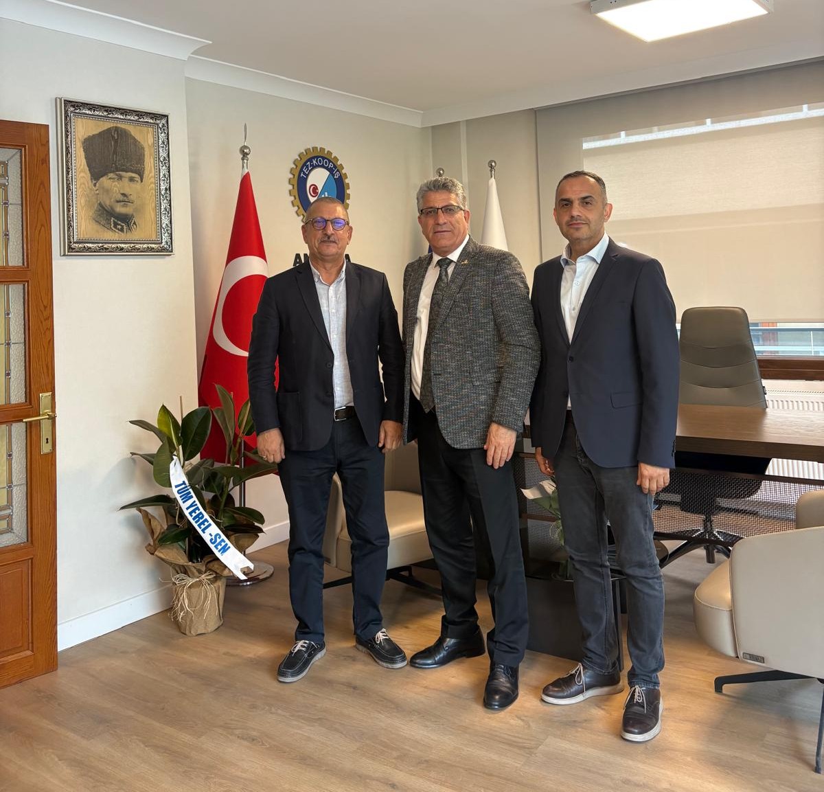 Tüm Yerel-Sen Sendikasından Ankara 1 No.lu Şubemize Nezaket Ziyareti