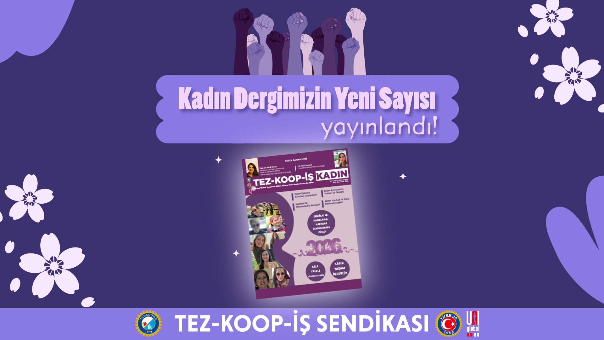 Tez-Koop-İş Kadın Dergimizin 22. Sayısı Çıktı!