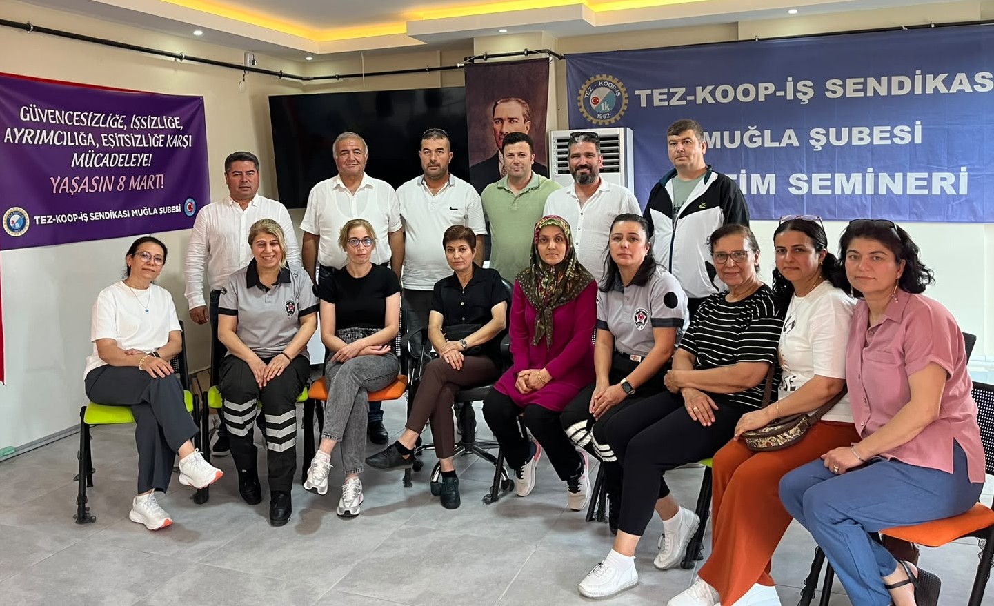 Sosyal Güvenlik Kurumu’nda Çalışan Üyelerimizde Muğla Şubemize Ziyaret