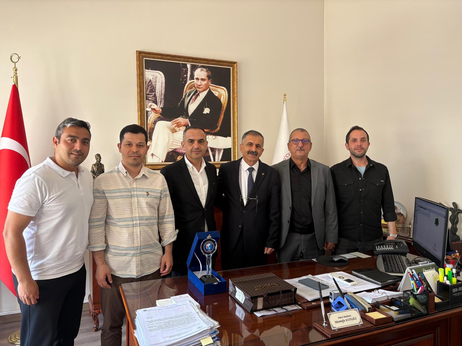 Devlet Tiyatroları Personel Daire Başkanı Mustafa Saygılı’yı Ziyaret