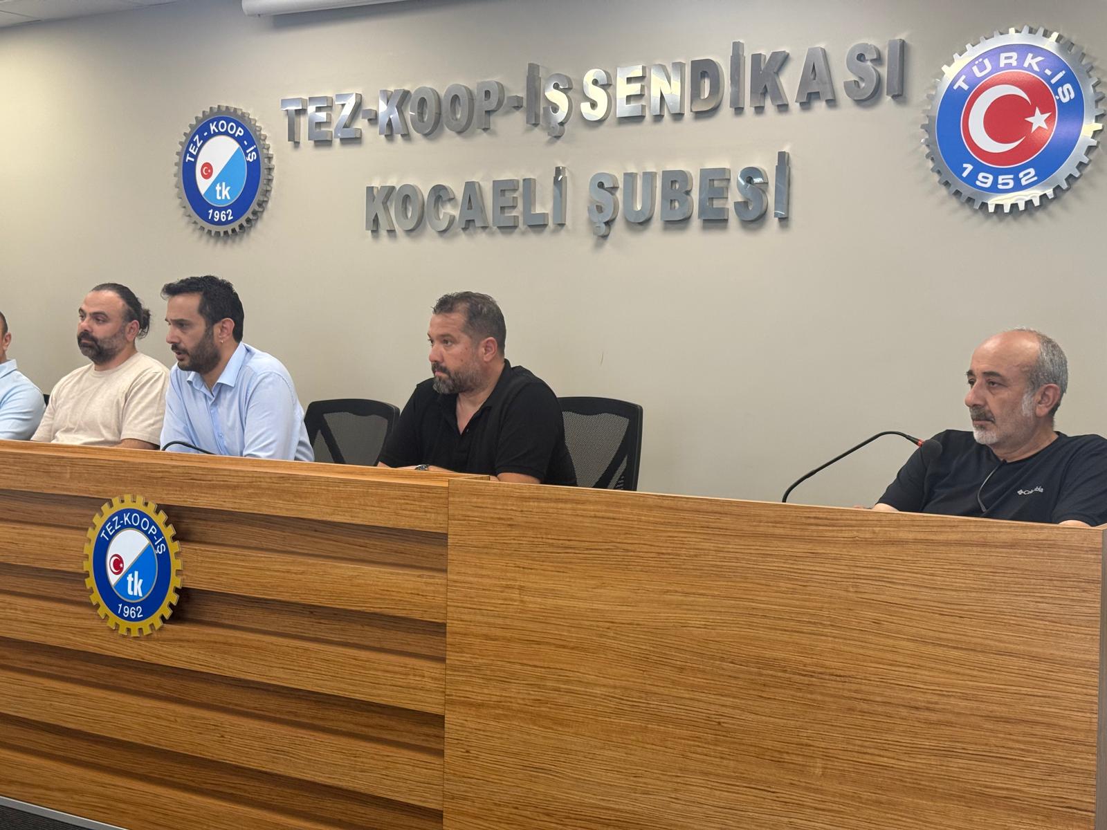 Kocaeli Şubesine Bağlı İşyerlerinde Çalışan İşyeri Temsilcilerine Yönelik Bilgilendirme Toplantısı