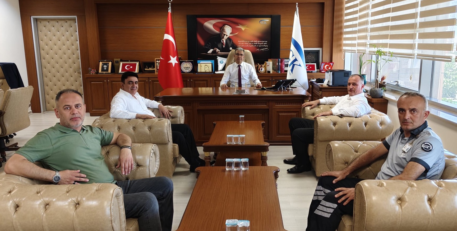 Sosyal Güvenlik Kurumu Balıkesir İl Müdürü Şeref Karaca’yı Ziyaret
