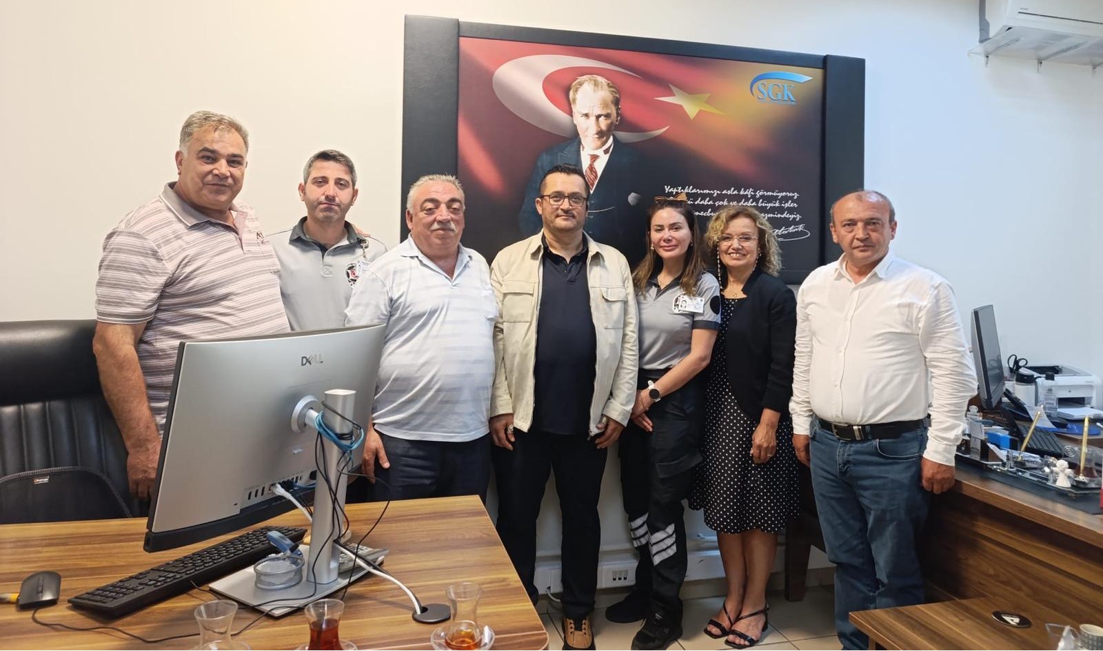 İstanbul 5 No.lu Şubemizin Sosyal Güvenlik Merkezi İşyeri Ziyaretleri Devam Ediyor