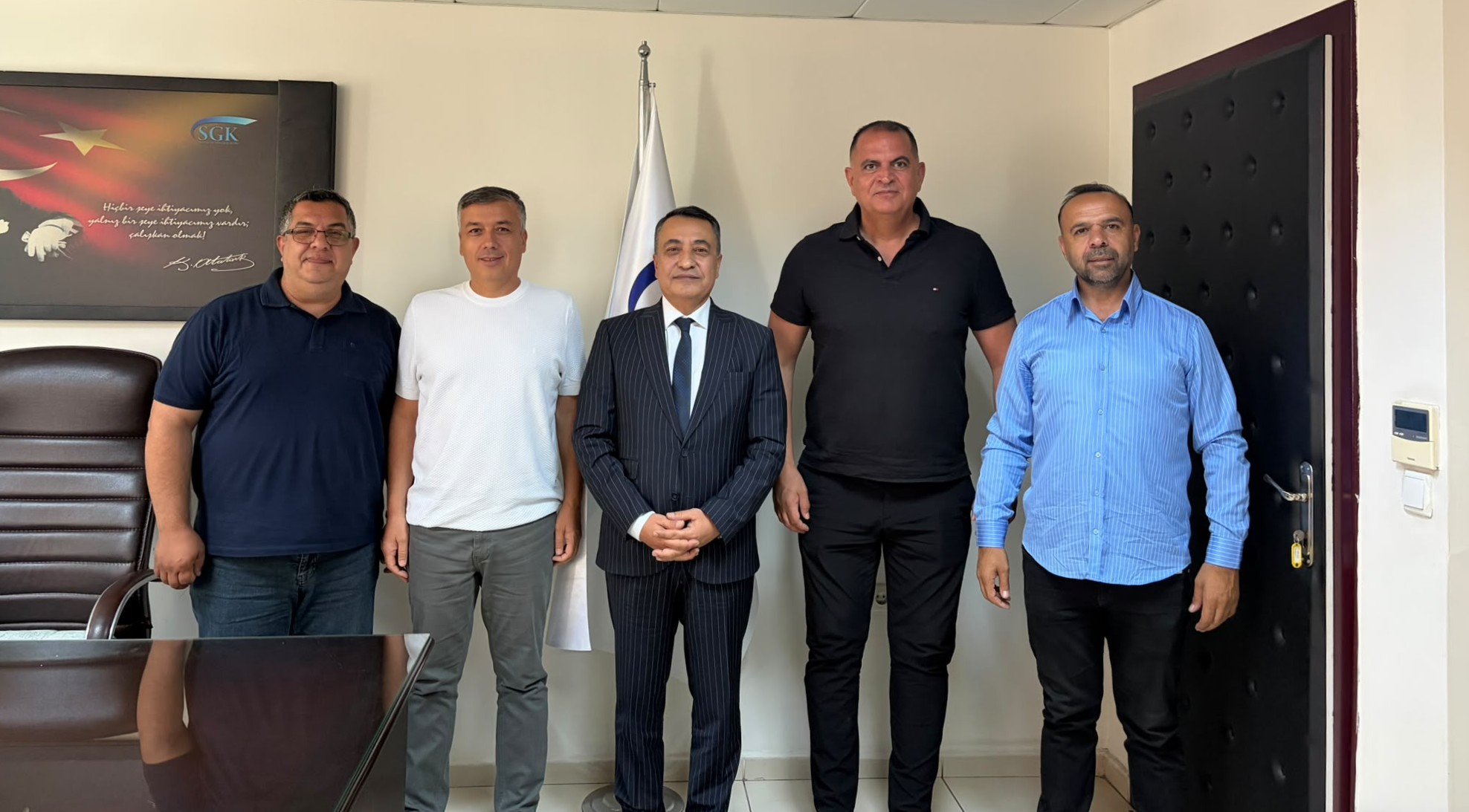 Rüzgârlı SGM Merkez Müdürü Hüseyin Benli’ye Ziyaret