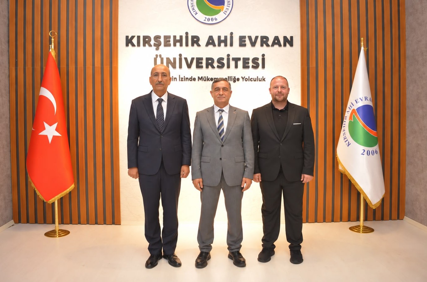Kırşehir Ahi Evran Üniversitesi Rektörü Prof. Dr. Mustafa Kasım Karahocagil’i Ziyaret