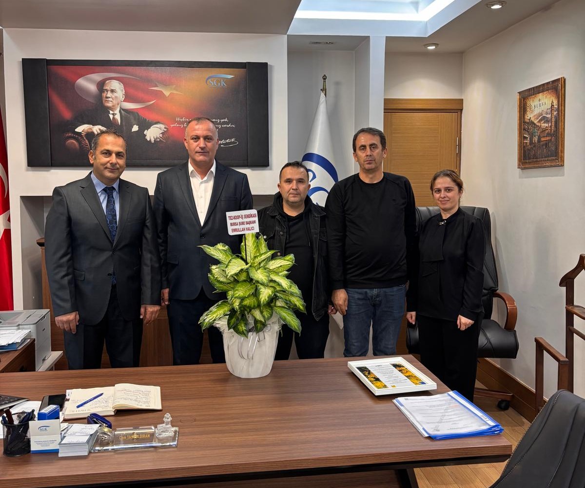Bursa SGK İl Müdürü Cem Taşkaldıran’ı Ziyaret